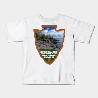 Isle Royale National Park arrowhead Kids T-Shirt